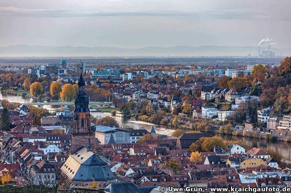 Fernsicht über Heidelberg